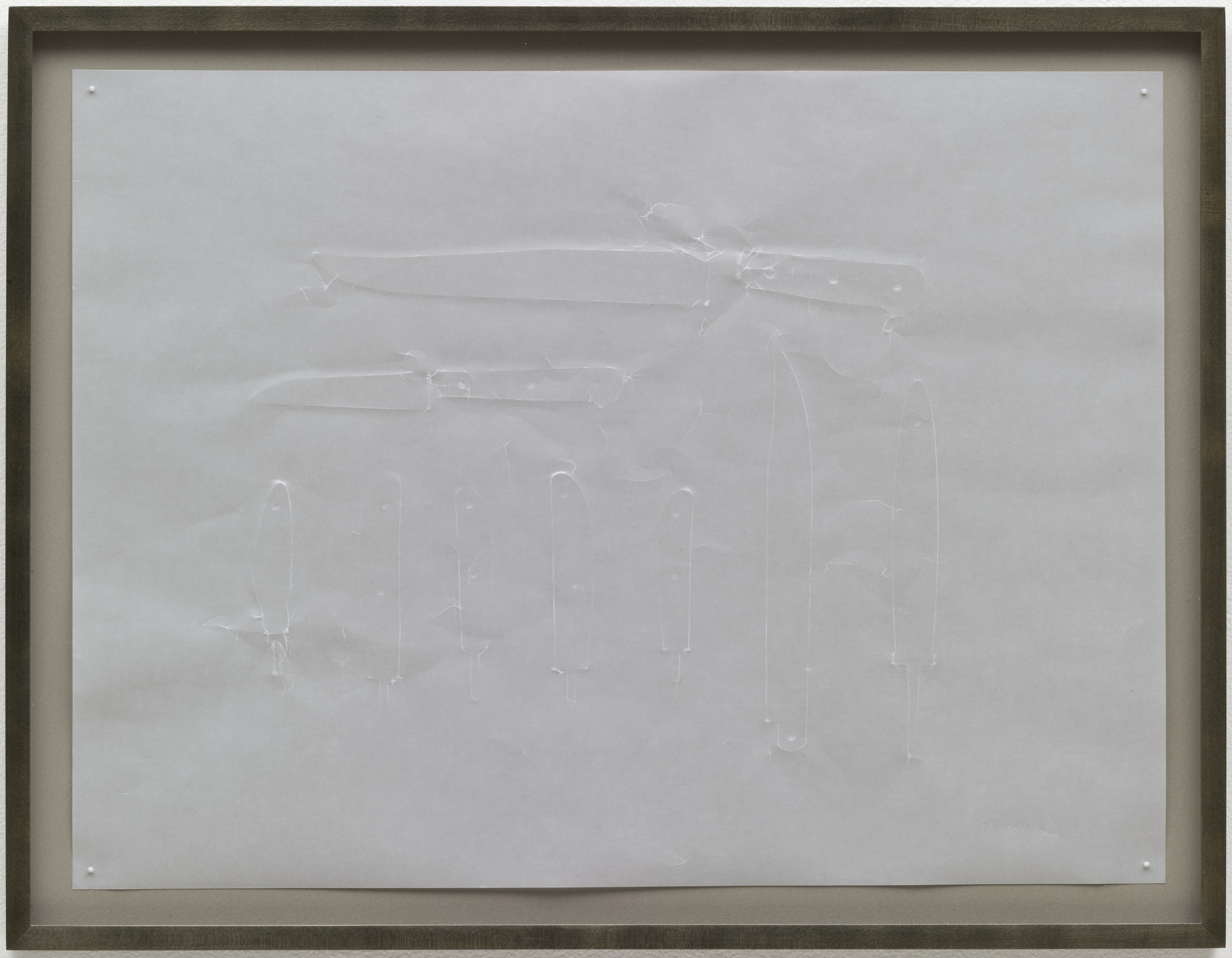 Mona Hatoum. Untitled (Thiers knives III). 2000