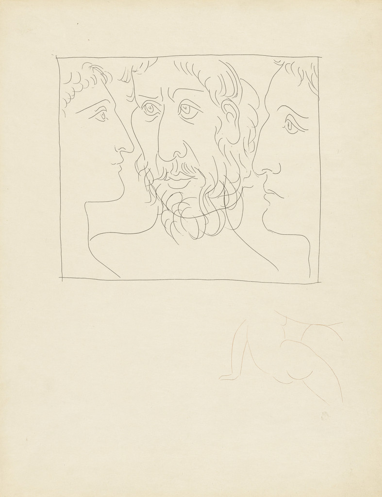 Three Heads of Men (Trois têtes d'hommes)