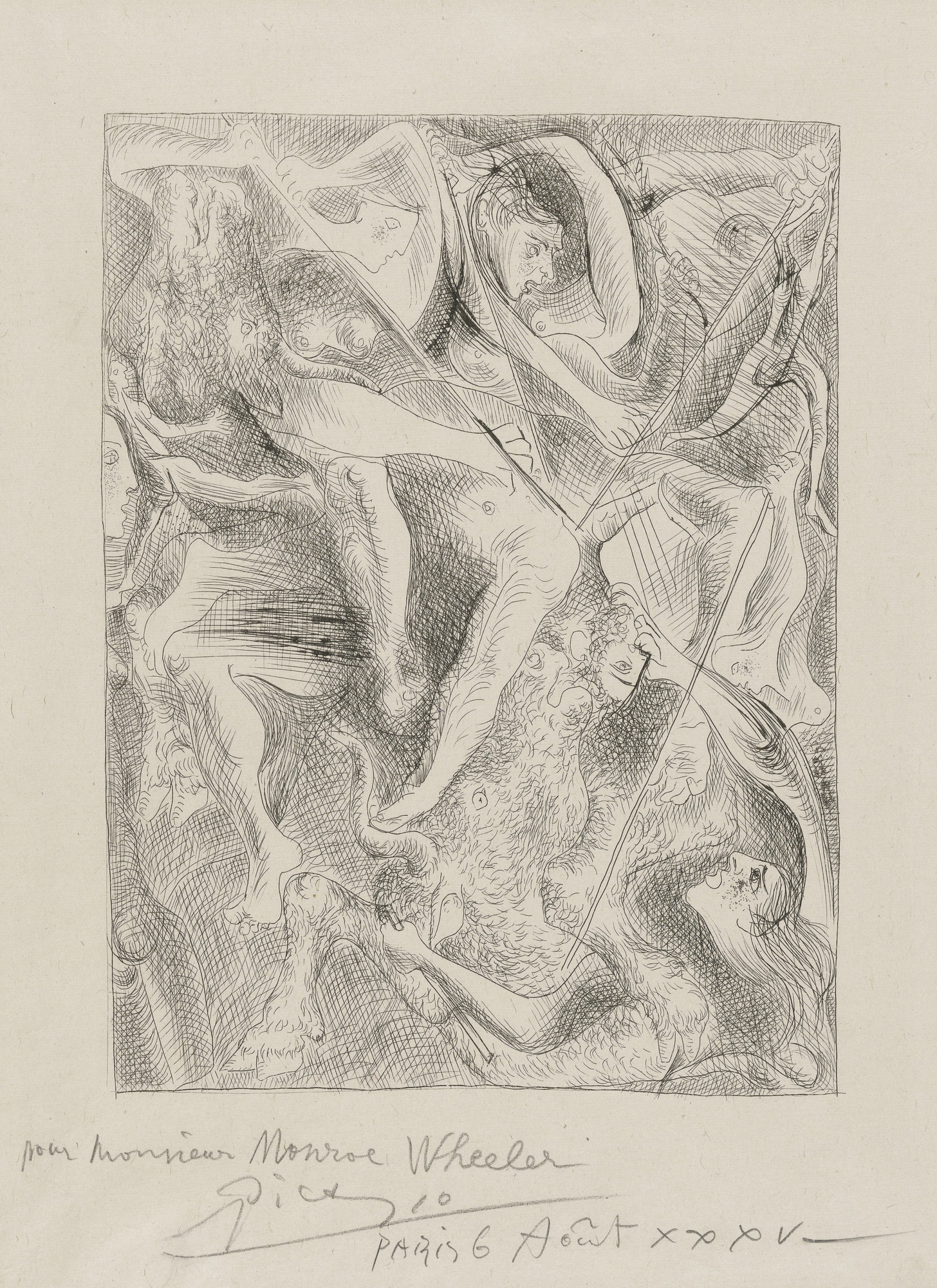 Pablo Picasso. Death of Orpheus (Mort d'Orphée)