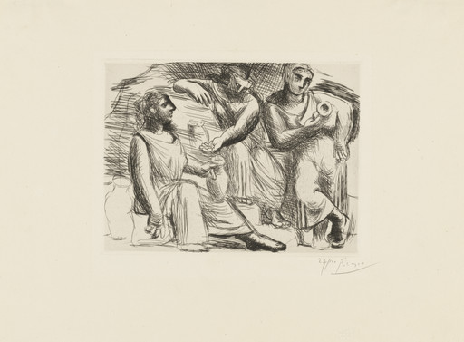 Pablo Picasso. The Source (Three Women at the Fountain) (La Source