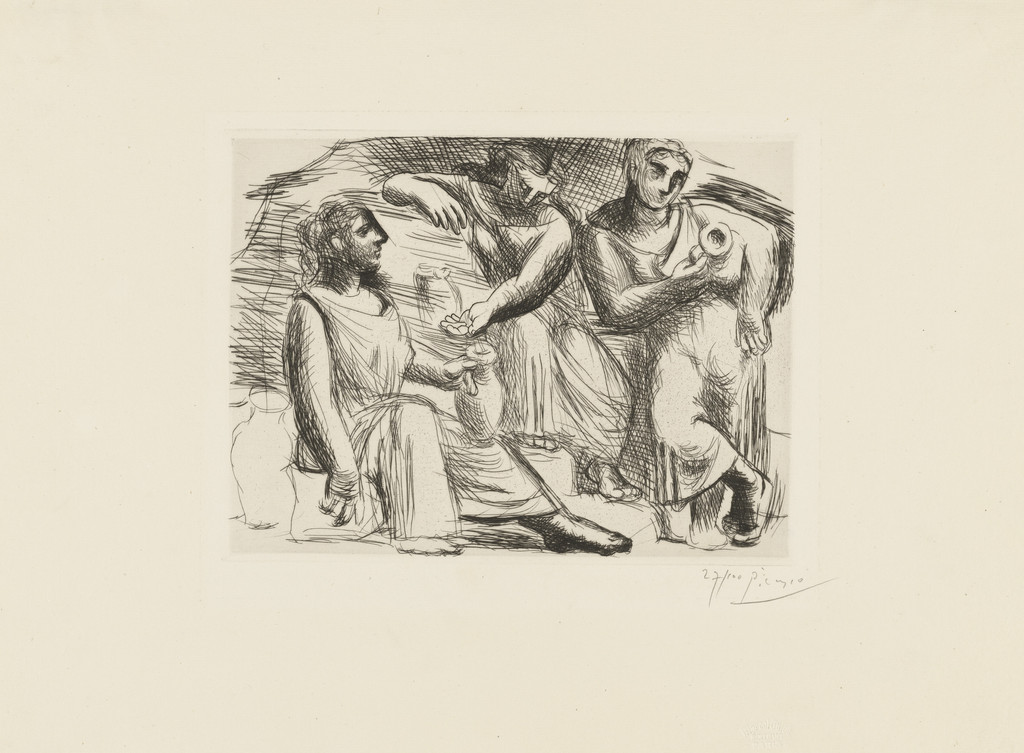 The Source (Three Women at the Fountain) (La Source [Trois femmes à la fontaine])