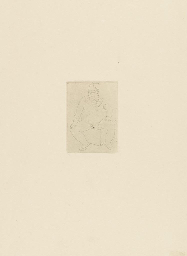 The Acrobat in Repose (Le Saltimbanque au repos) from the Saltimbanques series
