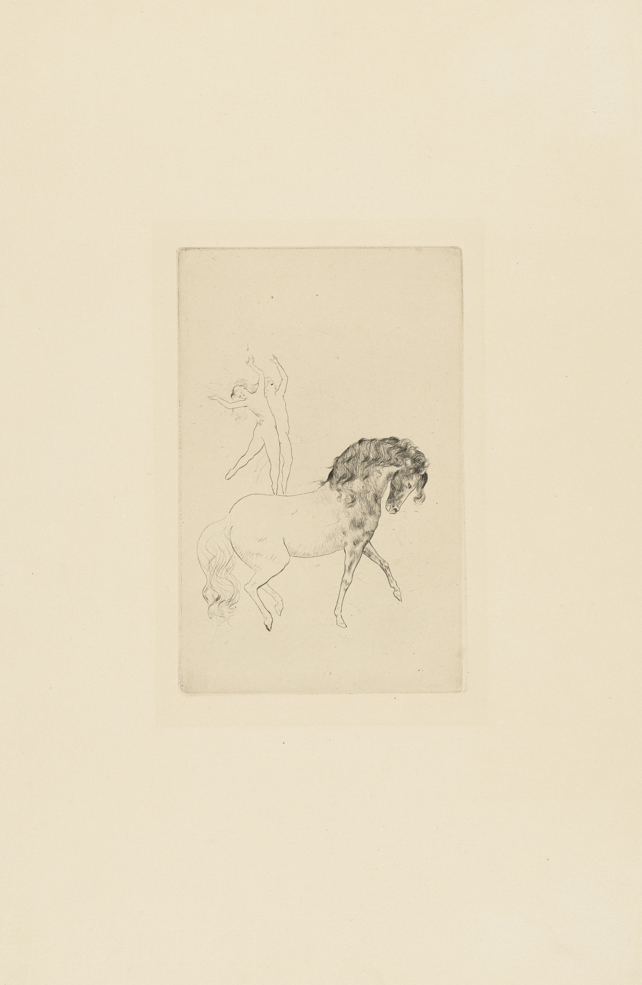Pablo Picasso. At the Circus (Au Cirque) from the Saltimbanques series