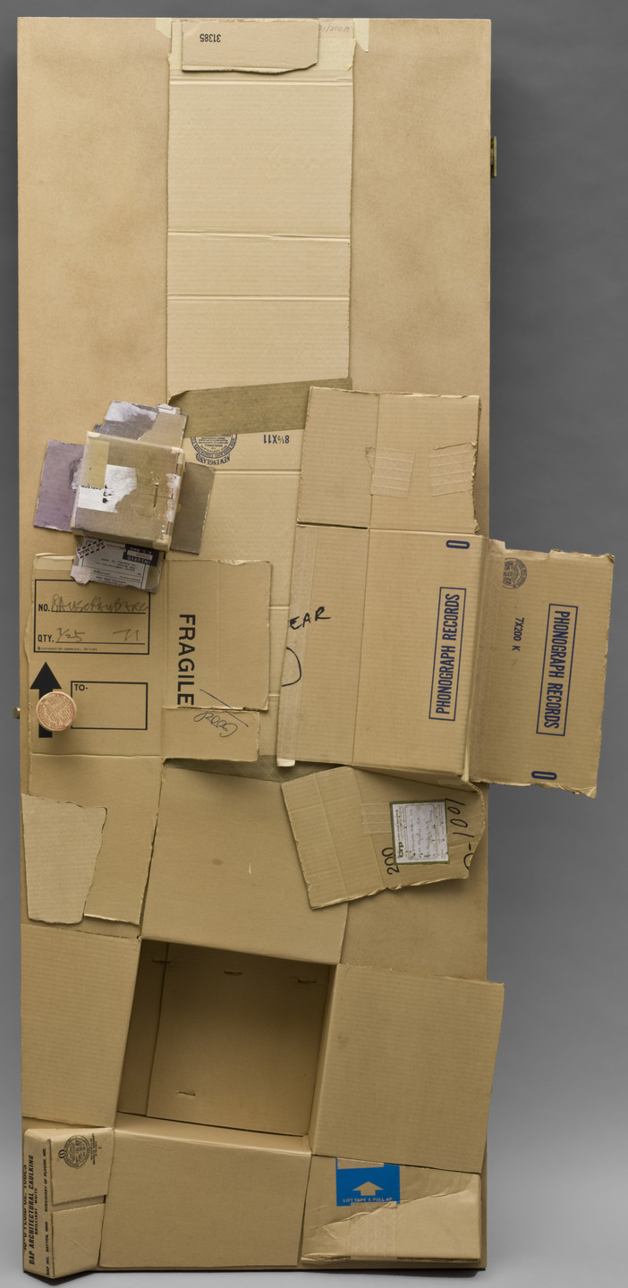 Robert Rauschenberg. Cardbird Door from Cardbird Series