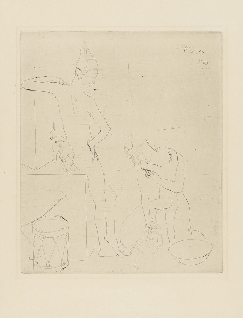 Bath (Le Bain) from the Saltimbanques series