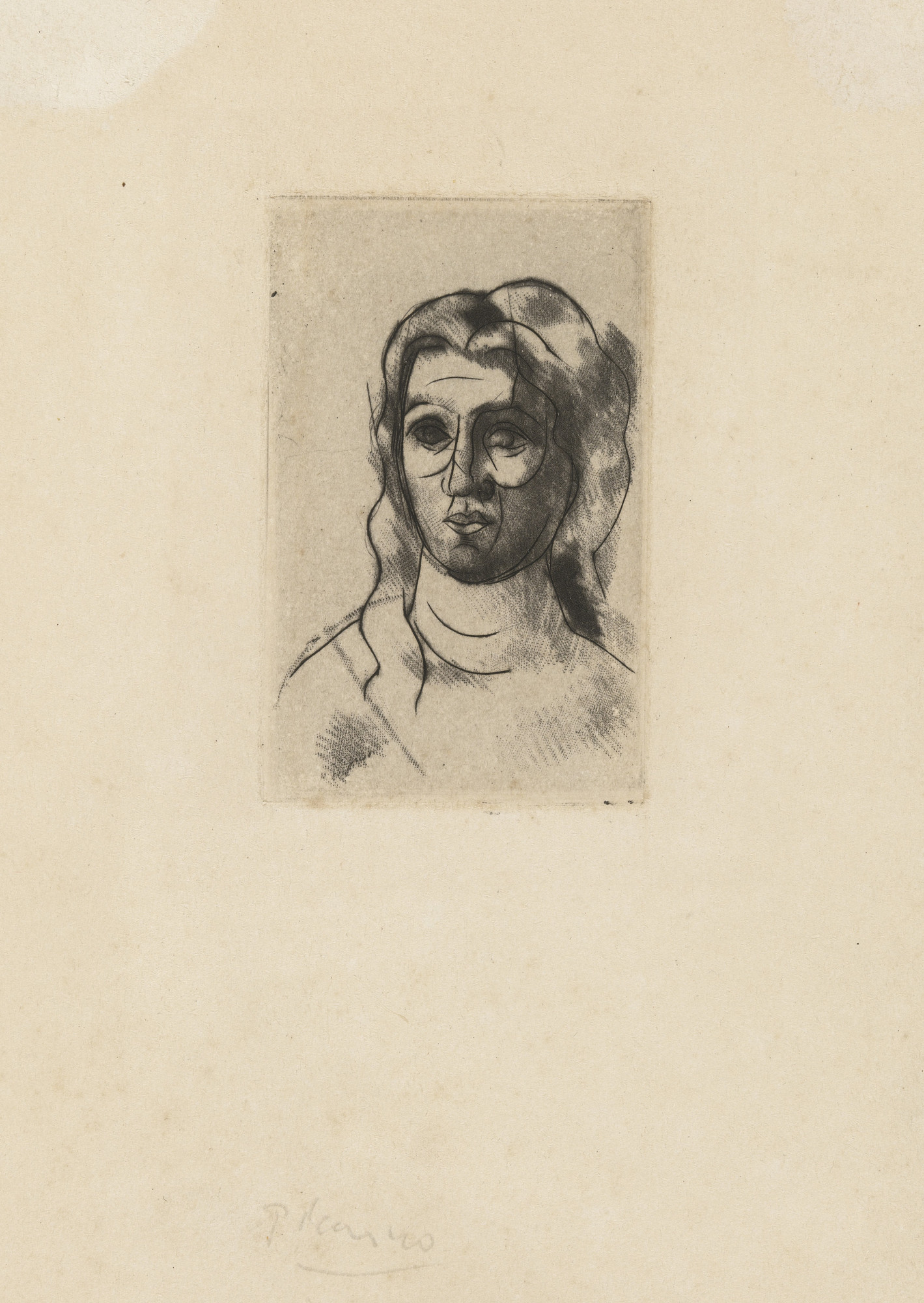 Pablo Picasso. Head of a Woman