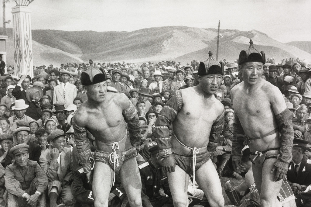 Wrestlers on Independence Day, Ulaanbaatar, Mongolia