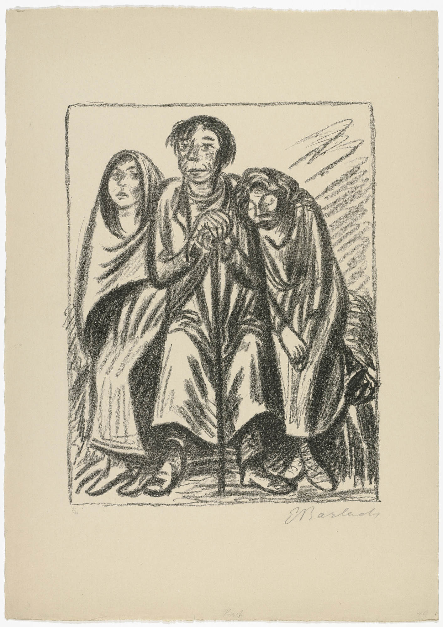 Ernst Barlach. Rest (Rast)