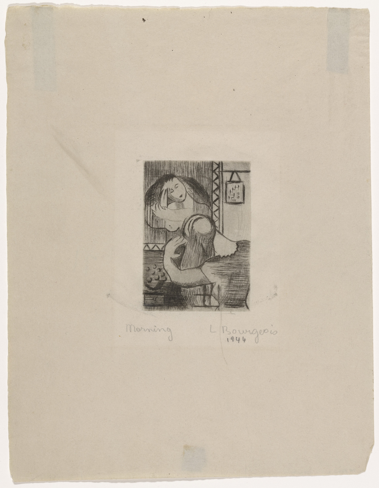 Louise Bourgeois. Morning, state VI of VI
