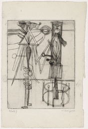 Louise Bourgeois. Plate 7. He Disappeared into Complete Silence. 1946-1947