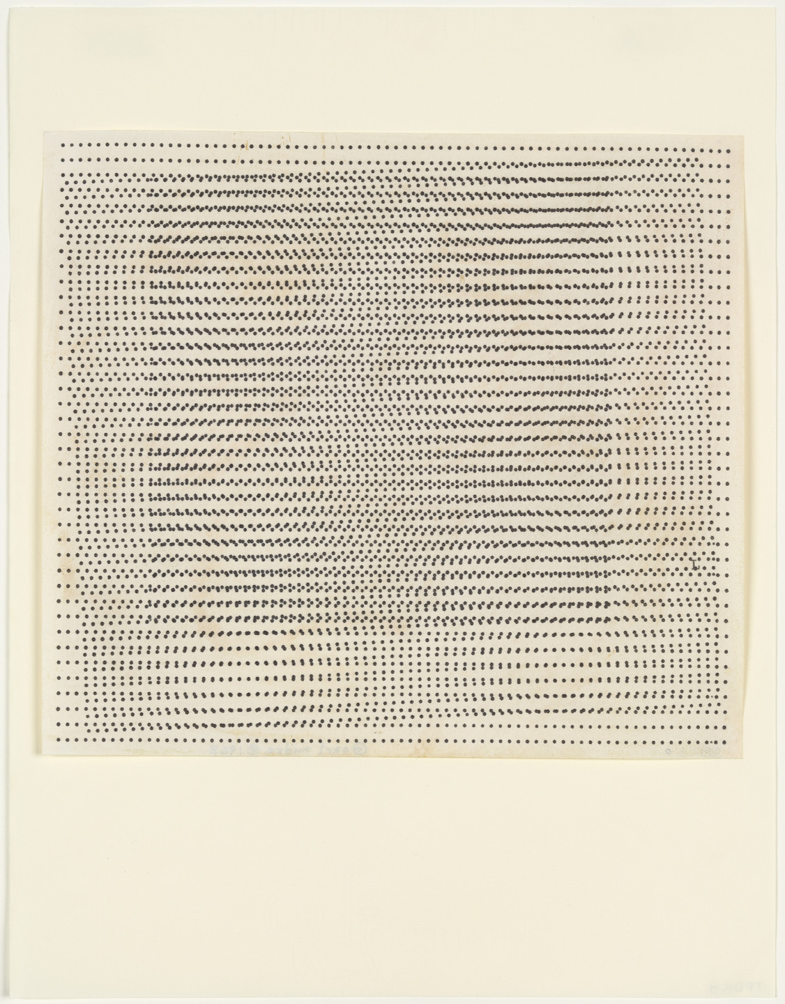 Carl Andre. Untitled. 1963
