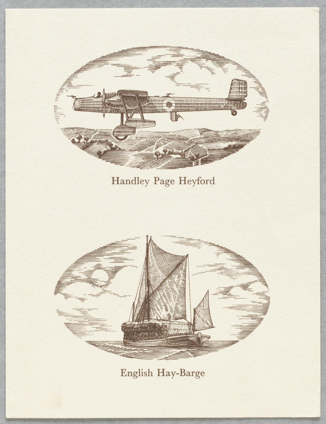 Ian Hamilton Finlay, Gary Hincks. Handley Page Heyford. 1978