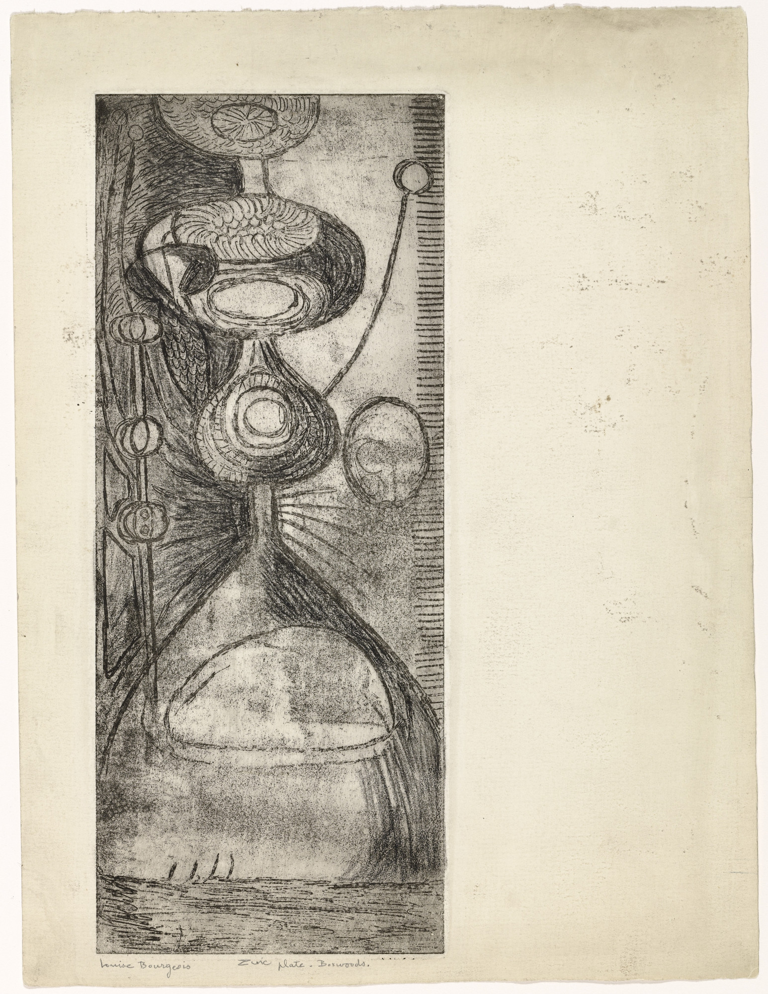 Louise Bourgeois. Boxwoods, only state, variant