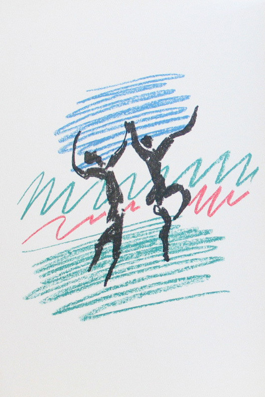 The Dance (frontispiece) from the illustrated book Picasso Lithographe III