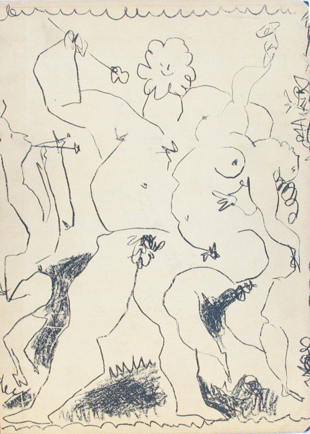 Bacchanal (cover) from the illustrated book Picasso Lithographe III