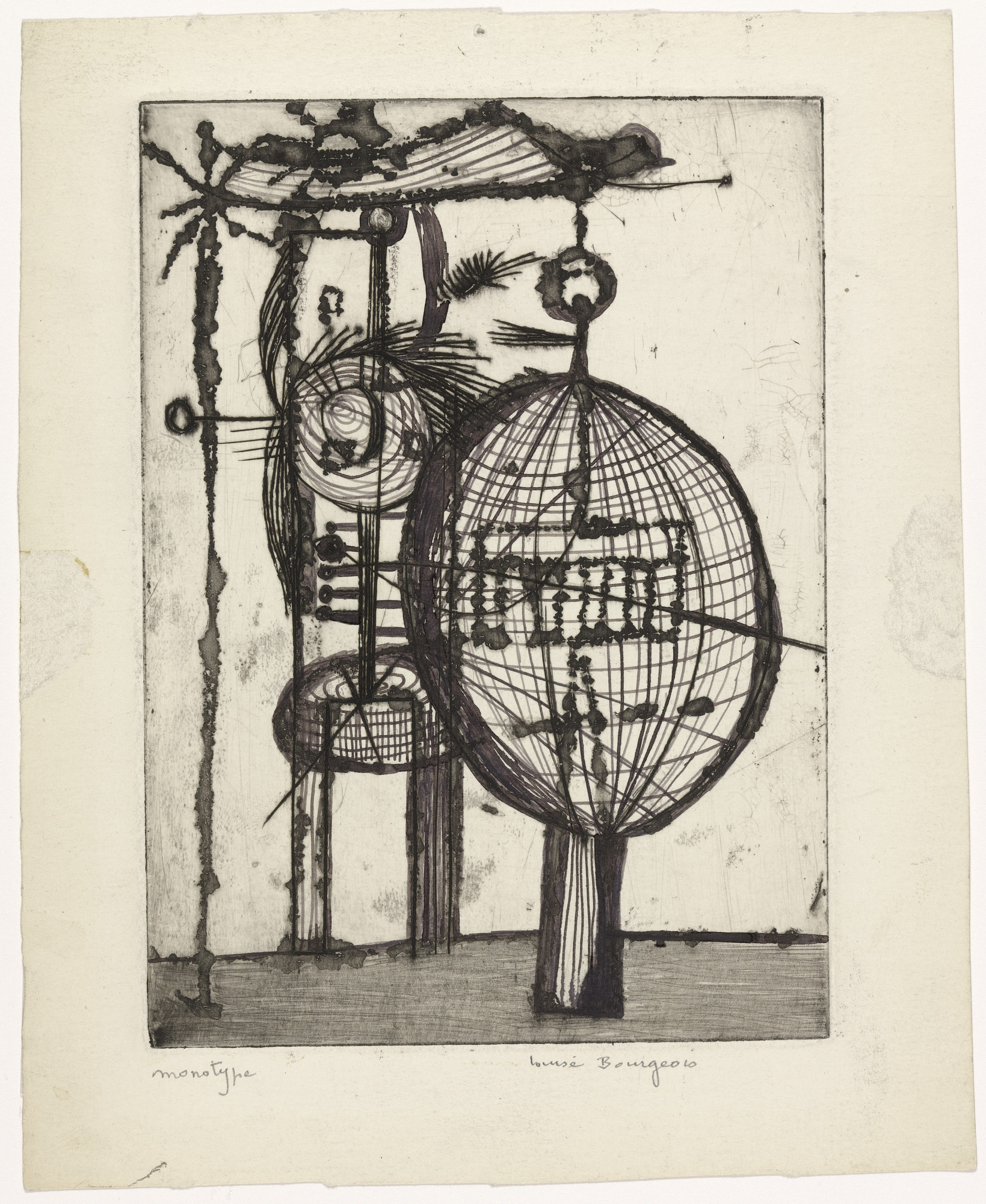 Louise Bourgeois. Mappemonde, state II of III