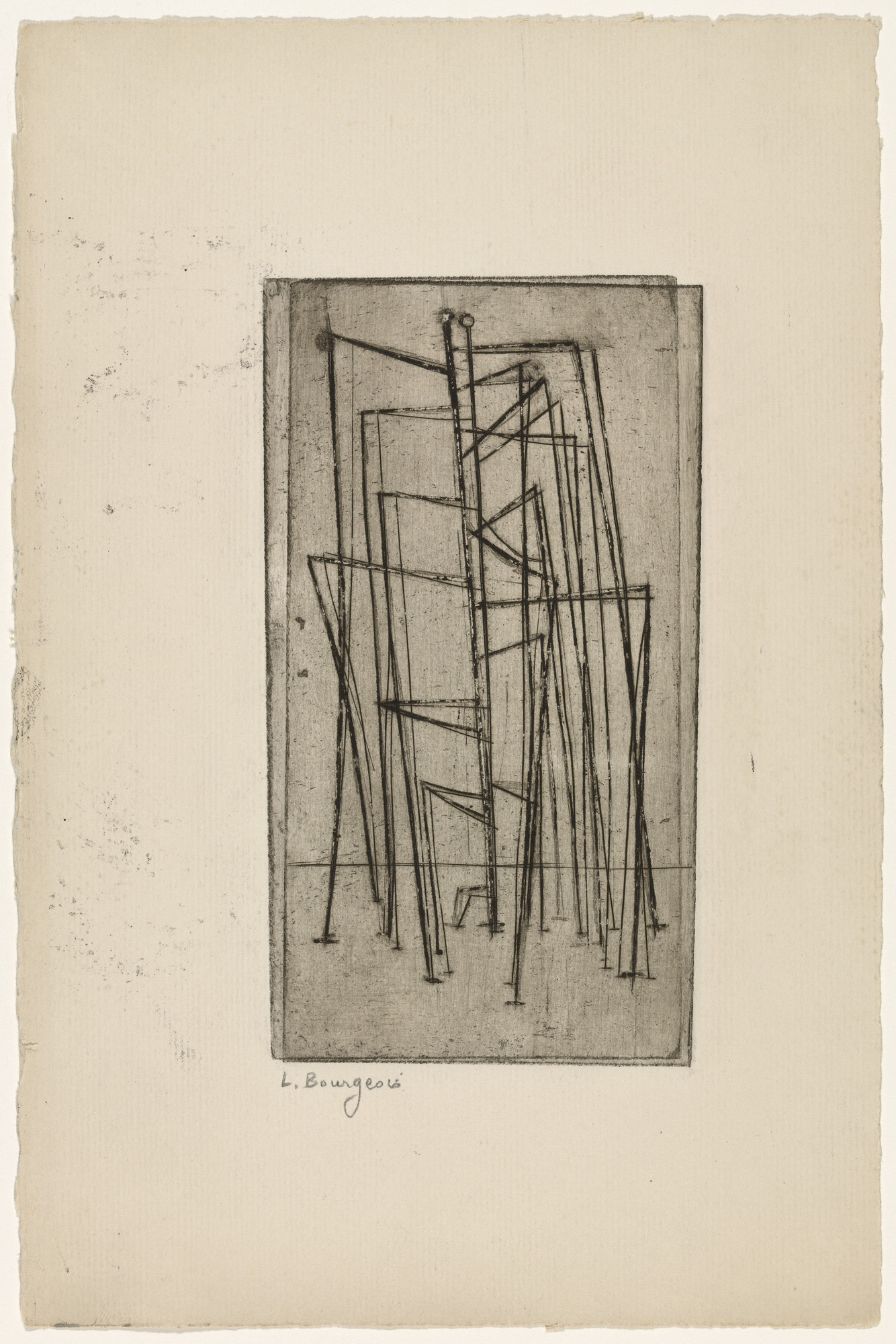 Louise Bourgeois. Araignée, version 2 of 2, only state, variant
