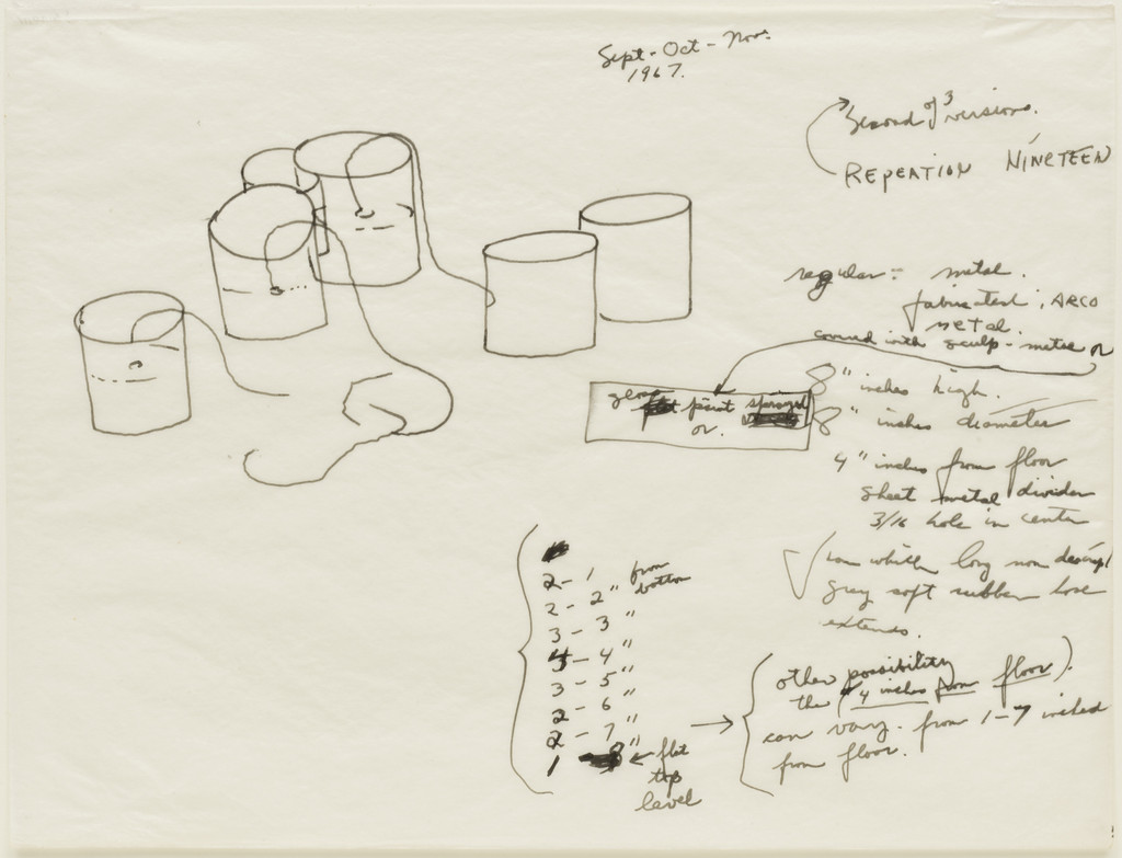 Repetition Nineteen, Second of 3 versions by Eva Hesse