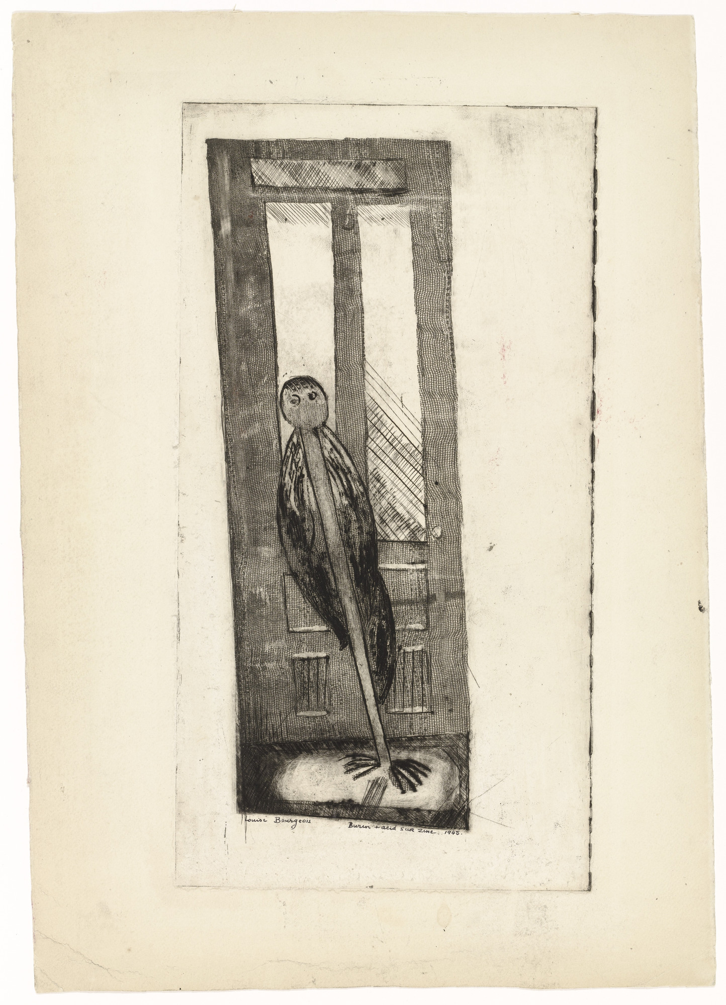 Louise Bourgeois. Thompson Street. 1948 | MoMA
