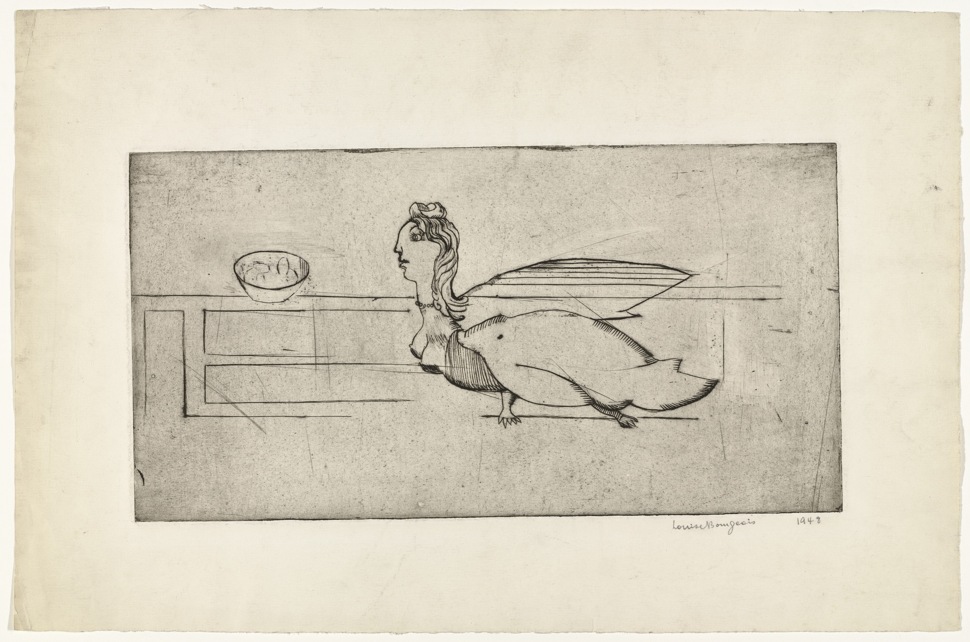 Louise Bourgeois. Bosom Lady. 1948