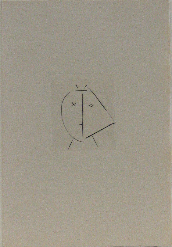 Face (plate, page 19) from the illustrated book À Haute Flamme