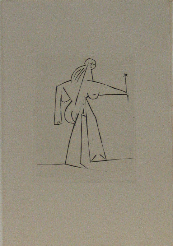 Nude with a Candle (plate, page 25) from the illustrated book À Haute Flamme