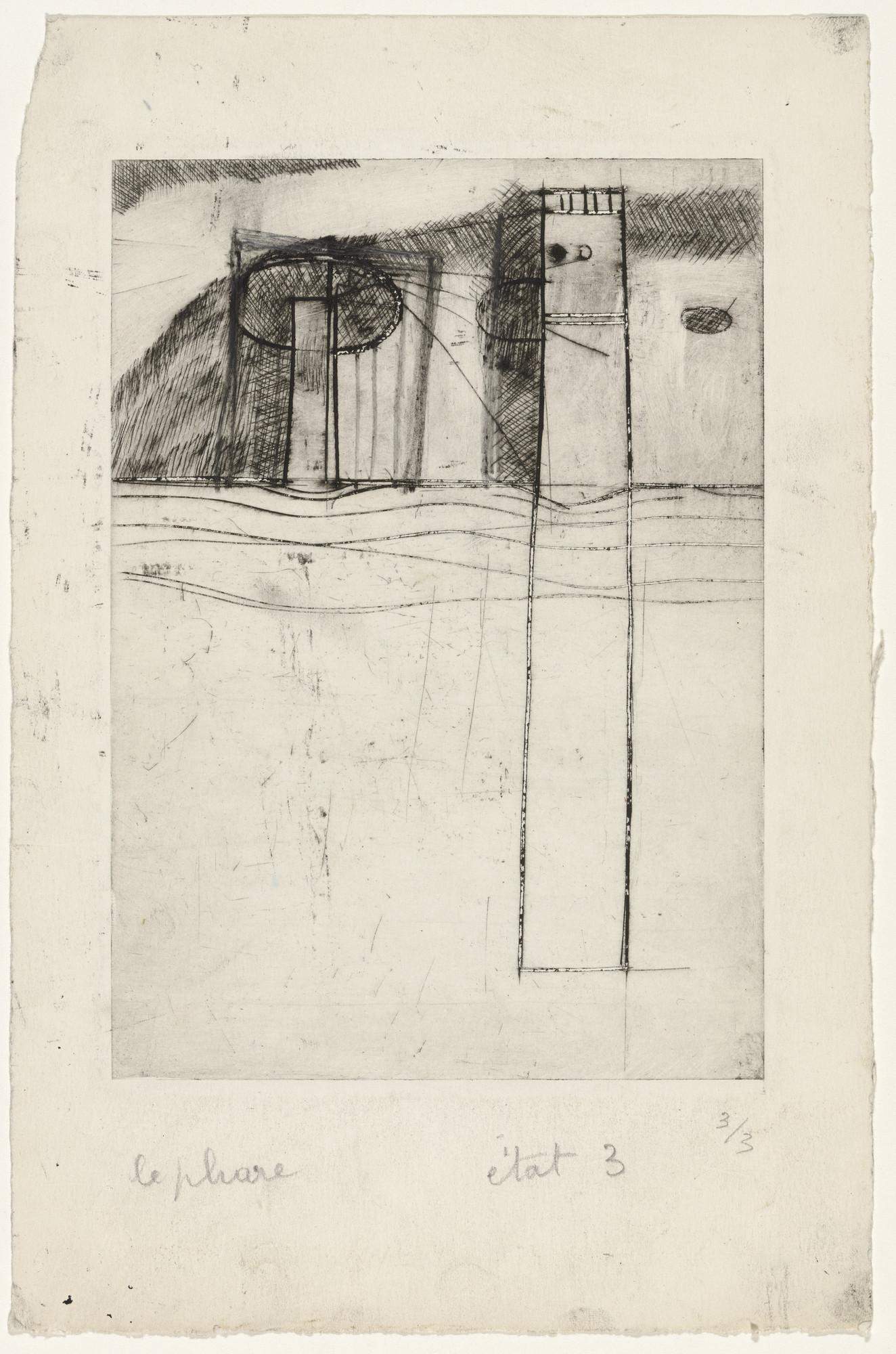 Louise Bourgeois. Le Phare, state II of III