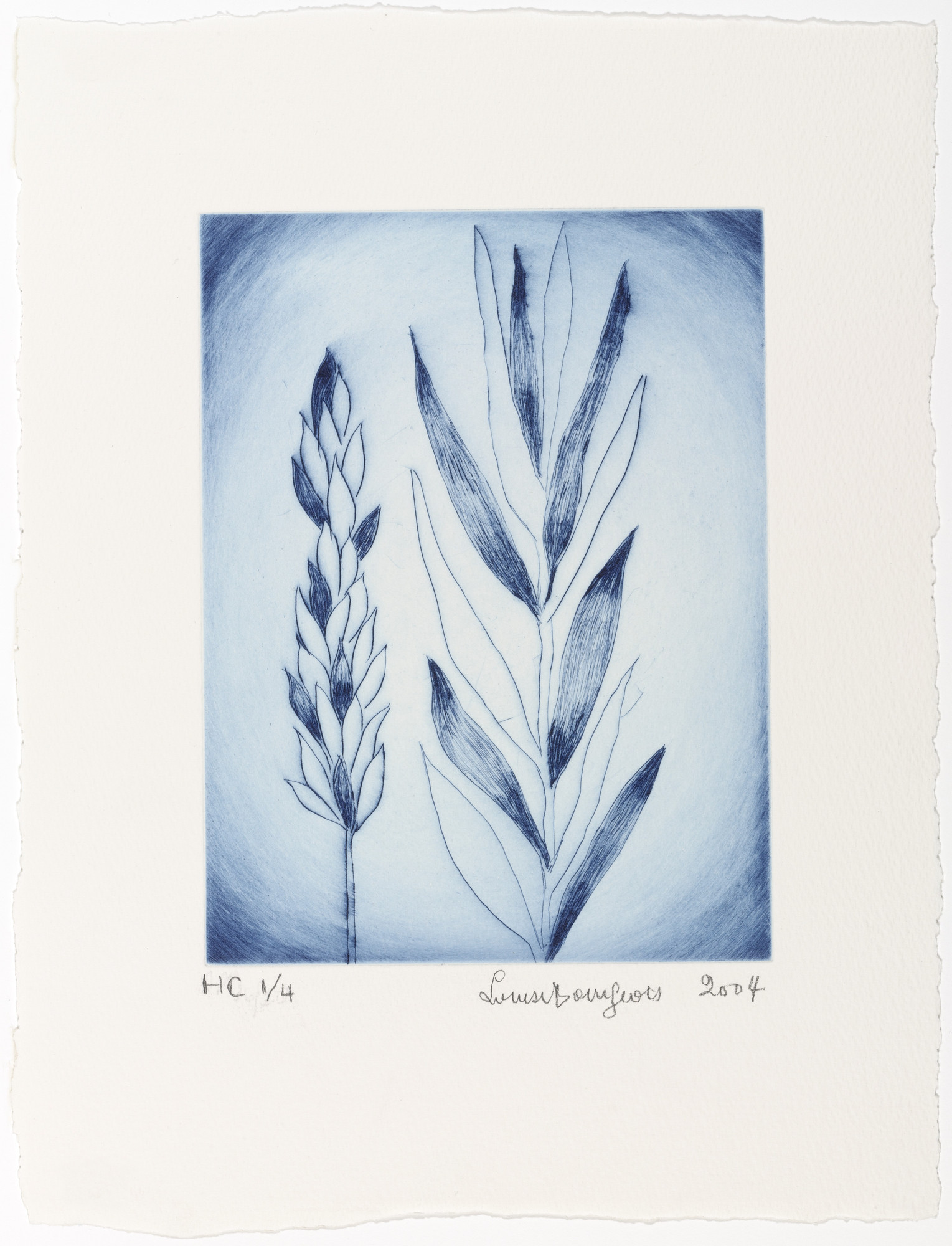 Louise Bourgeois. Untitled (Holiday Laurel), state V of V
