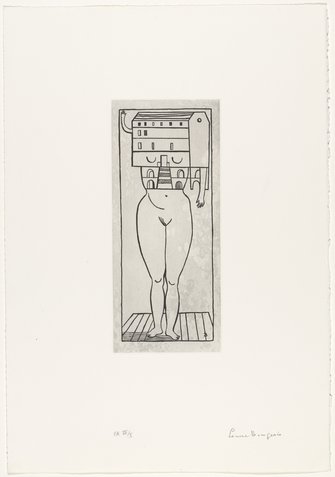 Louise Bourgeois. Femme Maison, version 2 of 2, only state
