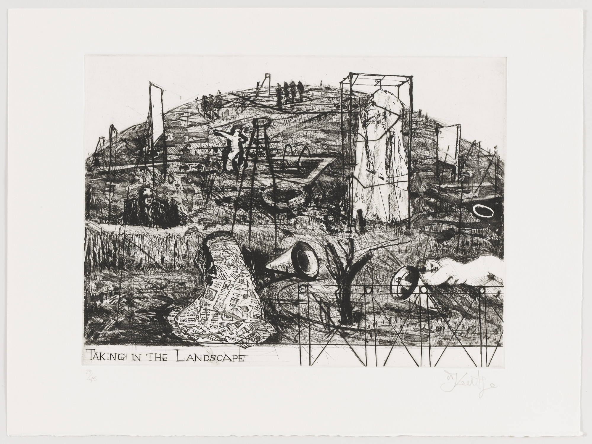 William Kentridge. Taking in the Landscape from Little Morals