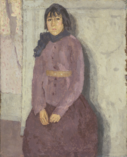 Girl with a Blue Scarf