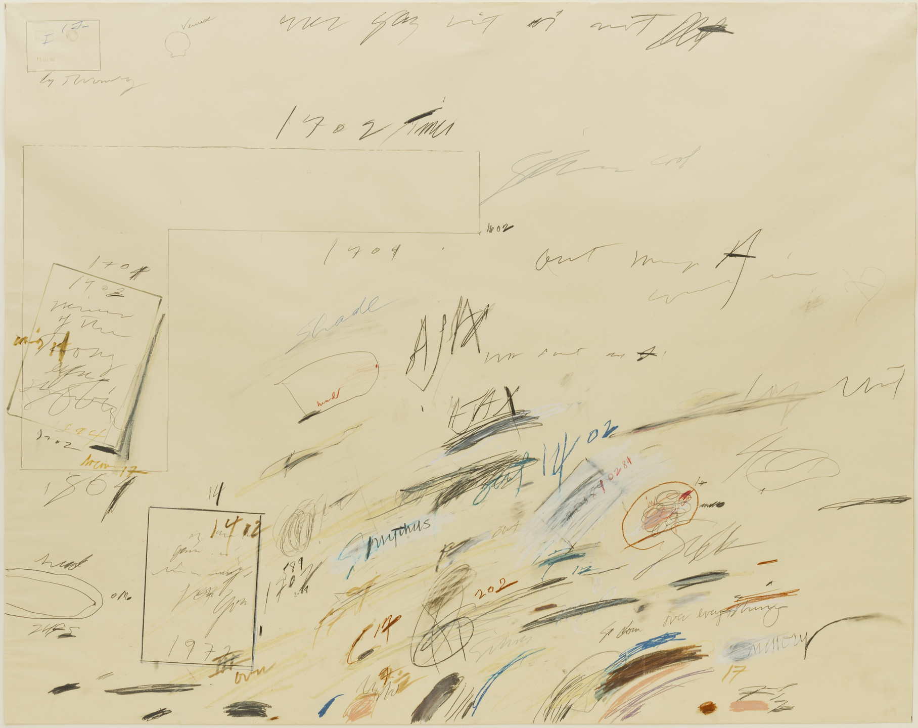 Cy Twombly. Untitled. 1972