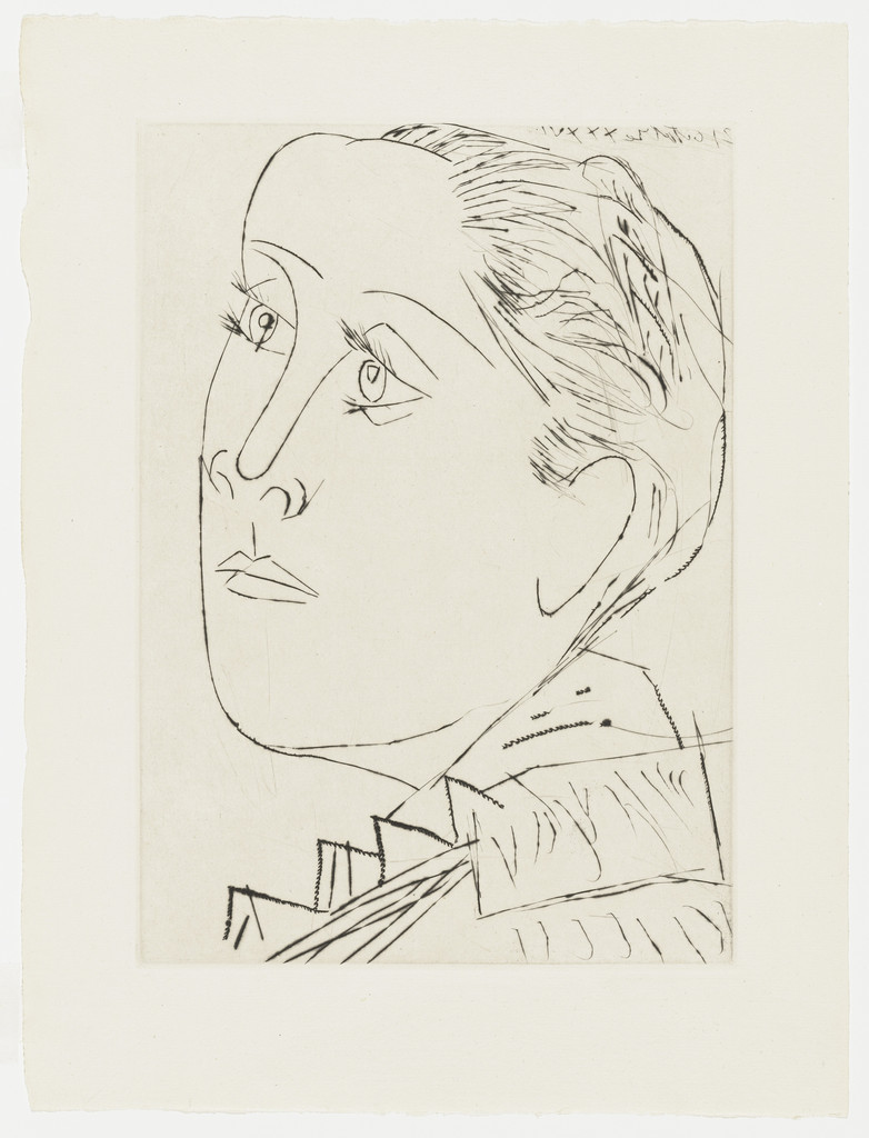Portrait of Dora Maar with Chignon I (Portrait de Dora Maar au chignon I)