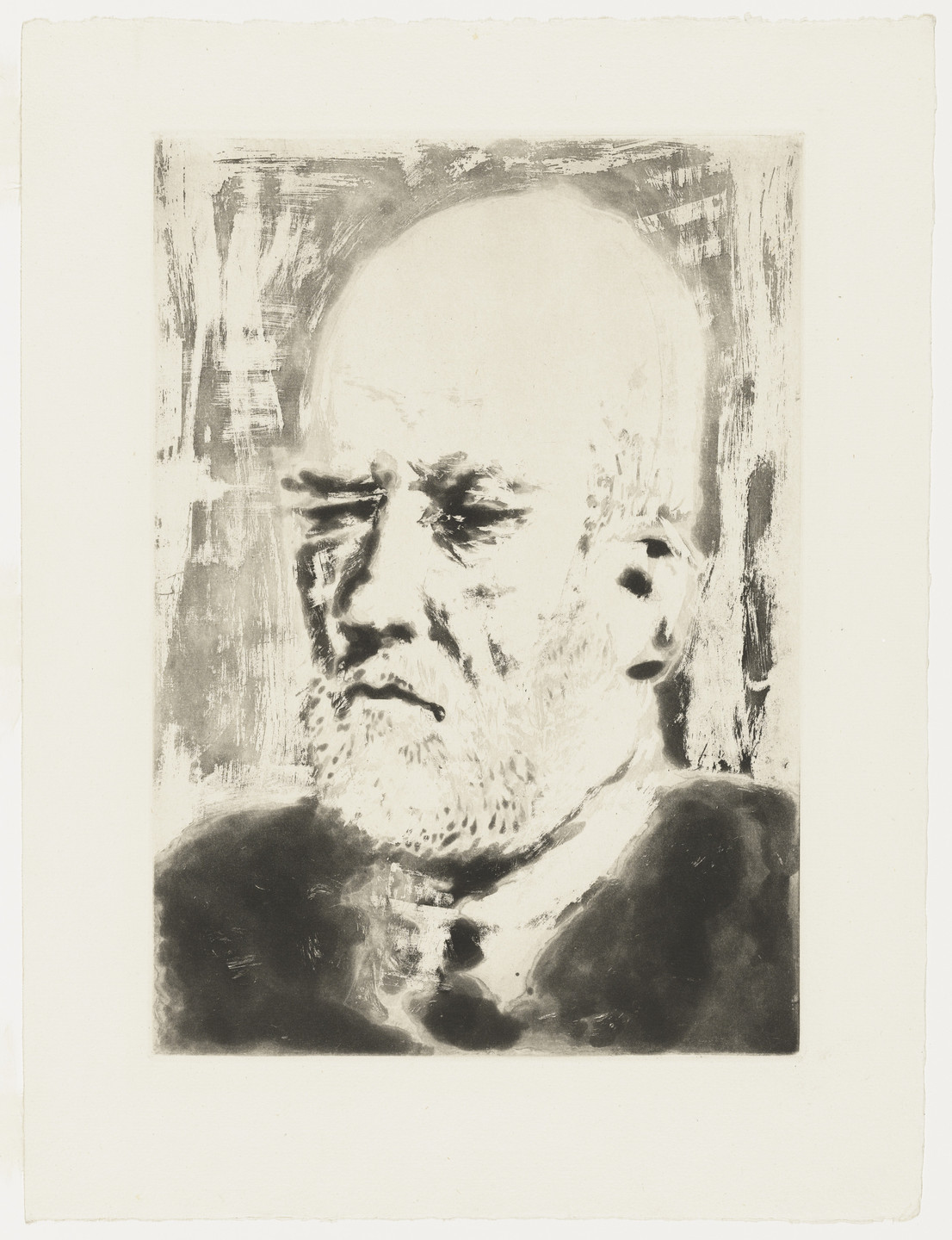 Pablo Picasso. Portrait of Vollard II (Portrait de Vollard. II) from the Vollard Suite (Suite Vollard). 1937, published 1939