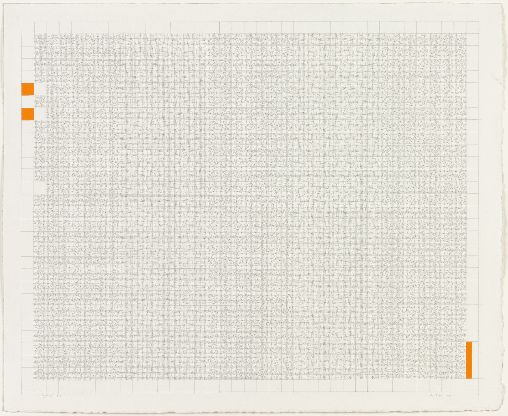 Beatrice Riese. Syntax. 1996 | MoMA