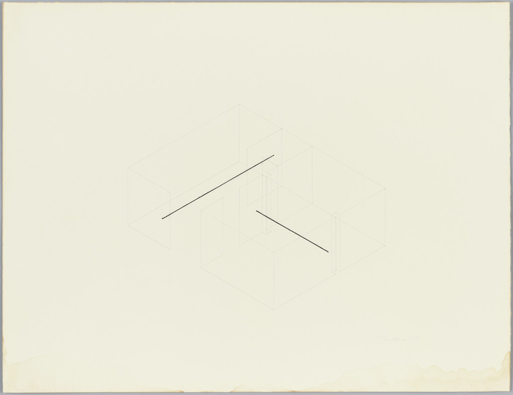 Untitled, Fred Sandback, 1977