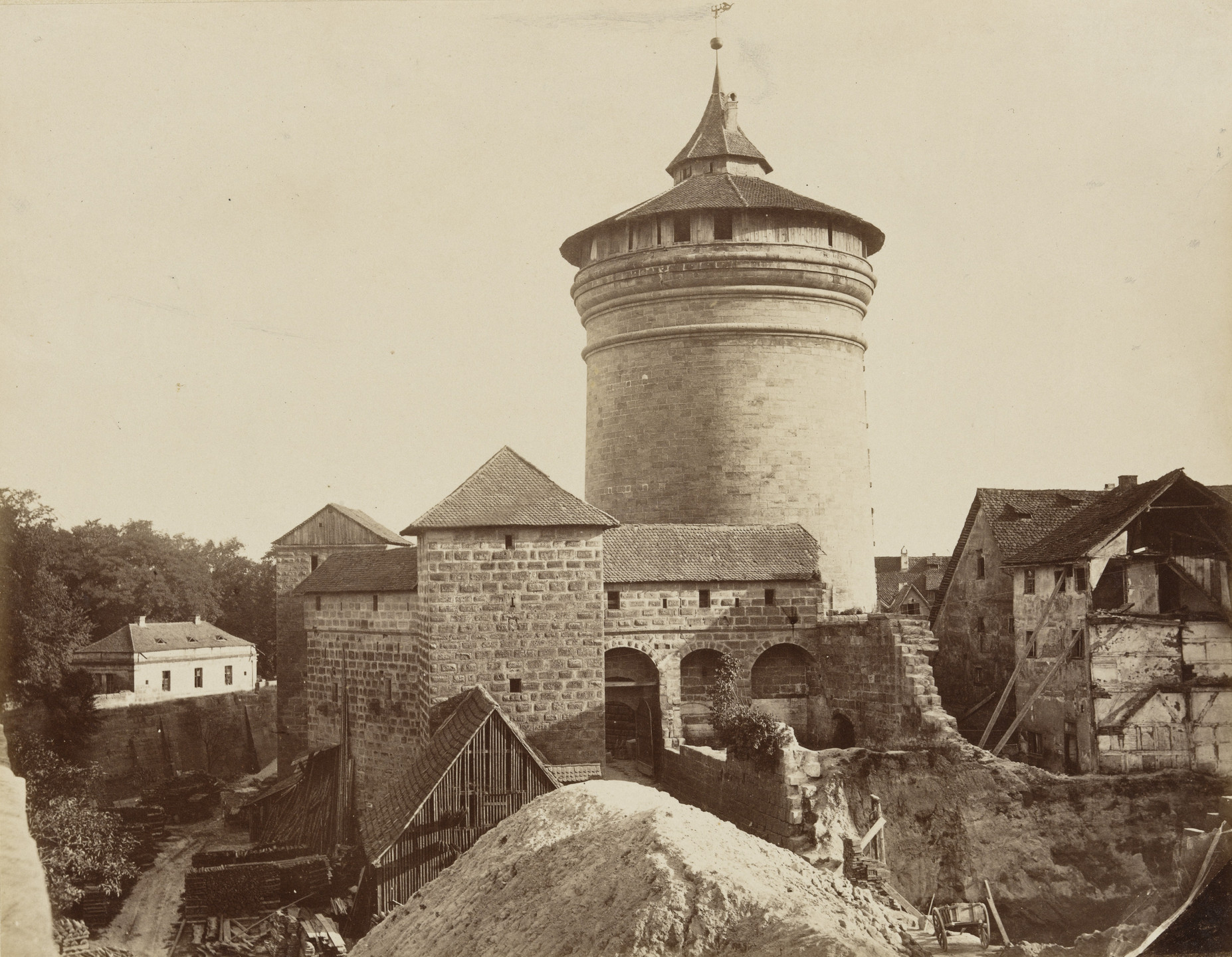 Johann Hahn. Laufer Gate, Nuremberg. 1871
