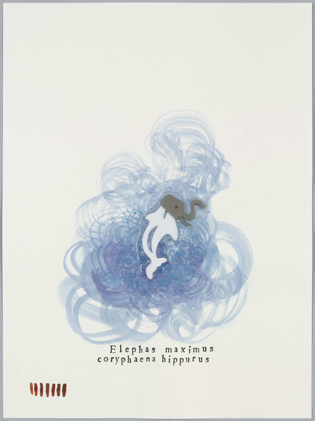 Katerina Lanfranco. Dolphin in Wave. 2003