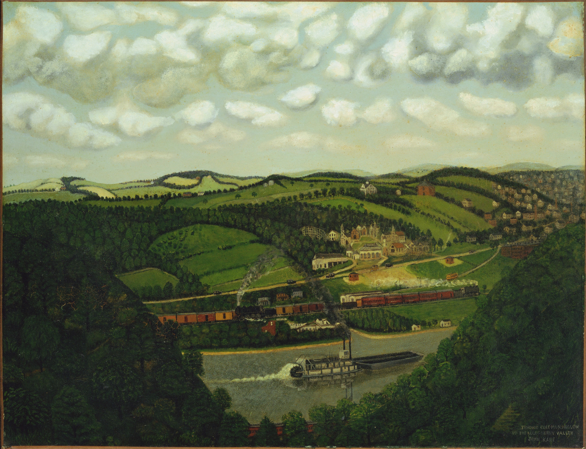 John Kane. Through Coleman Hollow up the Allegheny Valley. c. 1928