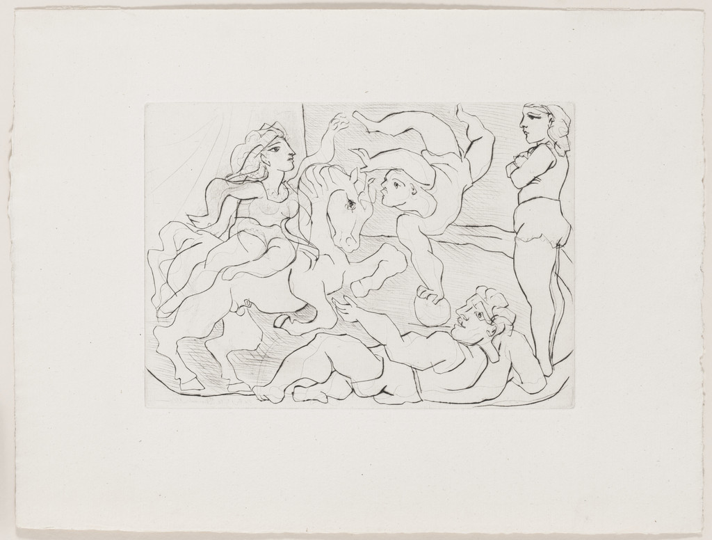 The Circus: Rehearsal (Le Cirque. Répétition) from the Vollard Suite (Suite Vollard)