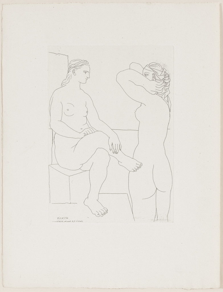 Two Women at the Bath (Deux femmes au bain) from the Vollard Suite (Suite Vollard)