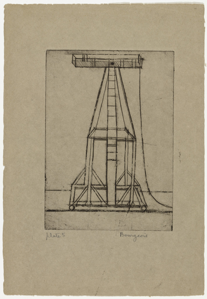 Plate 5 of 9, from the illustrated book, He Disappeared into Complete Silence