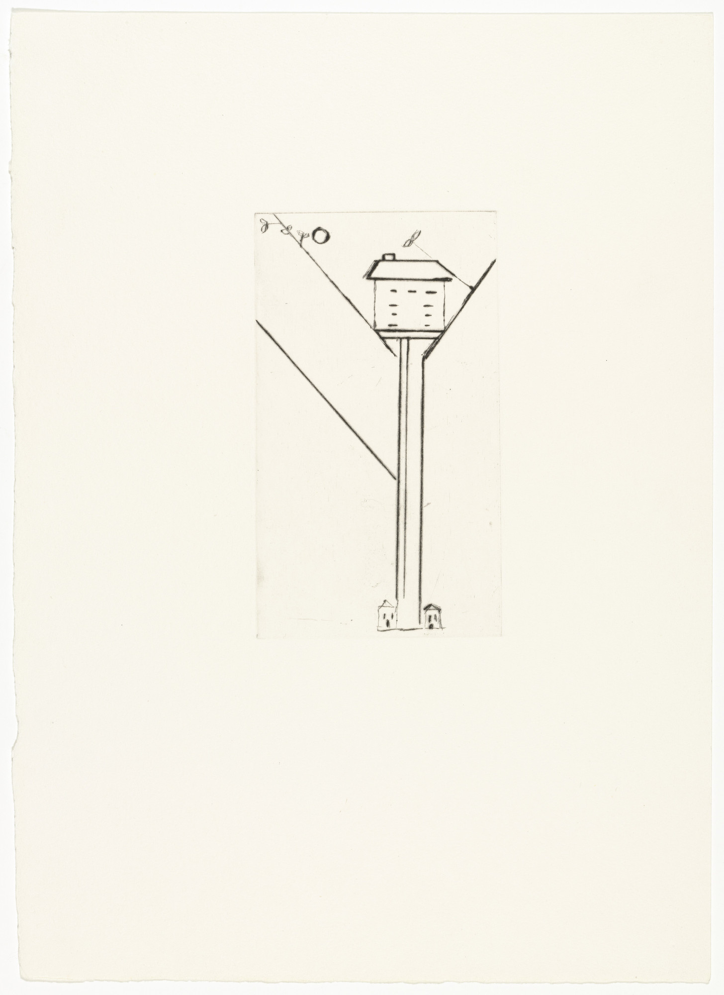 Louise Bourgeois. Hinged Landscape—Short Distance, only state