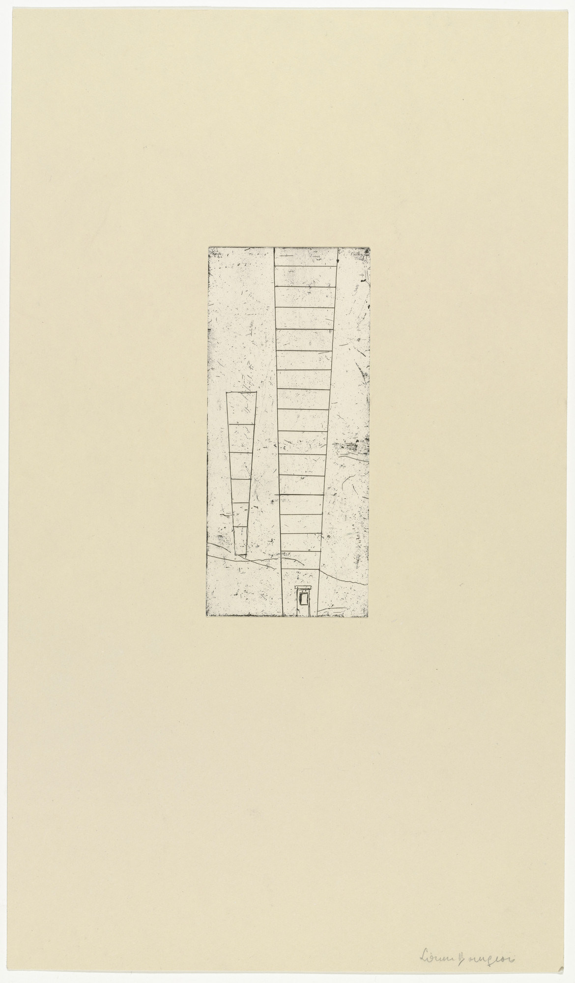 Louise Bourgeois. The Upward Journey, only state