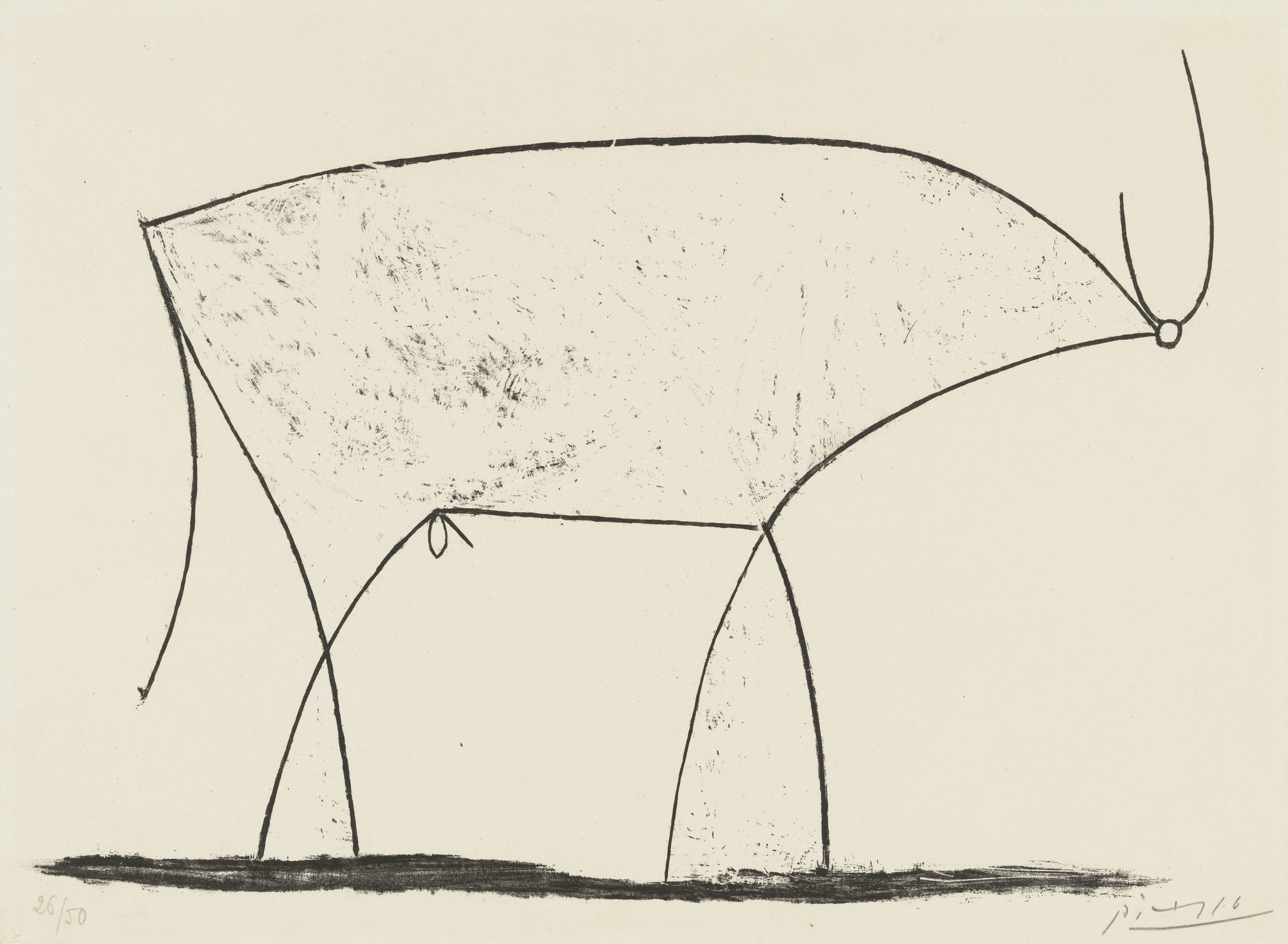 Pablo Picasso. The Bull (Le Taureau), state XIV. 1946 | MoMA