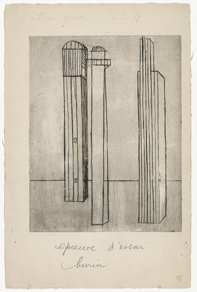 Plate 3 of 9, from the illustrated book, He Disappeared into Complete Silence