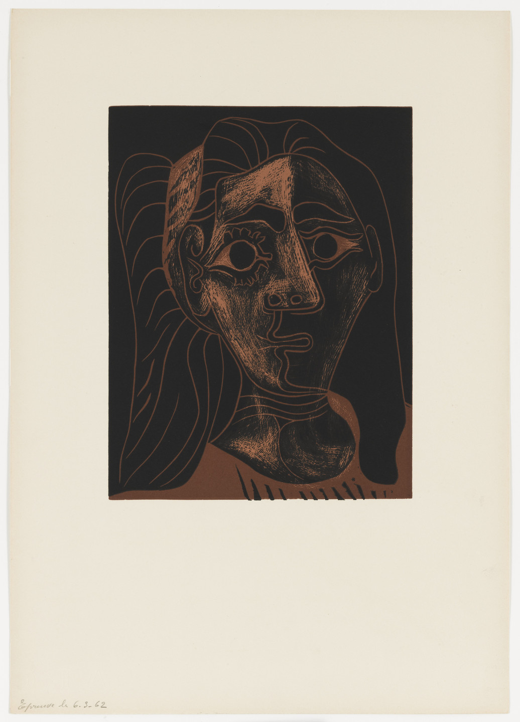 Pablo Picasso. Jacqueline with Headband I (Jacqueline au bandeau I). 1962
