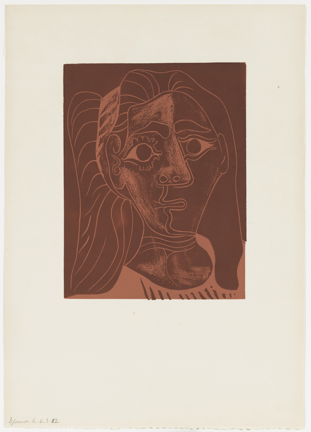 Pablo Picasso. Jacqueline with Headband I (Jacqueline au bandeau I). 1962