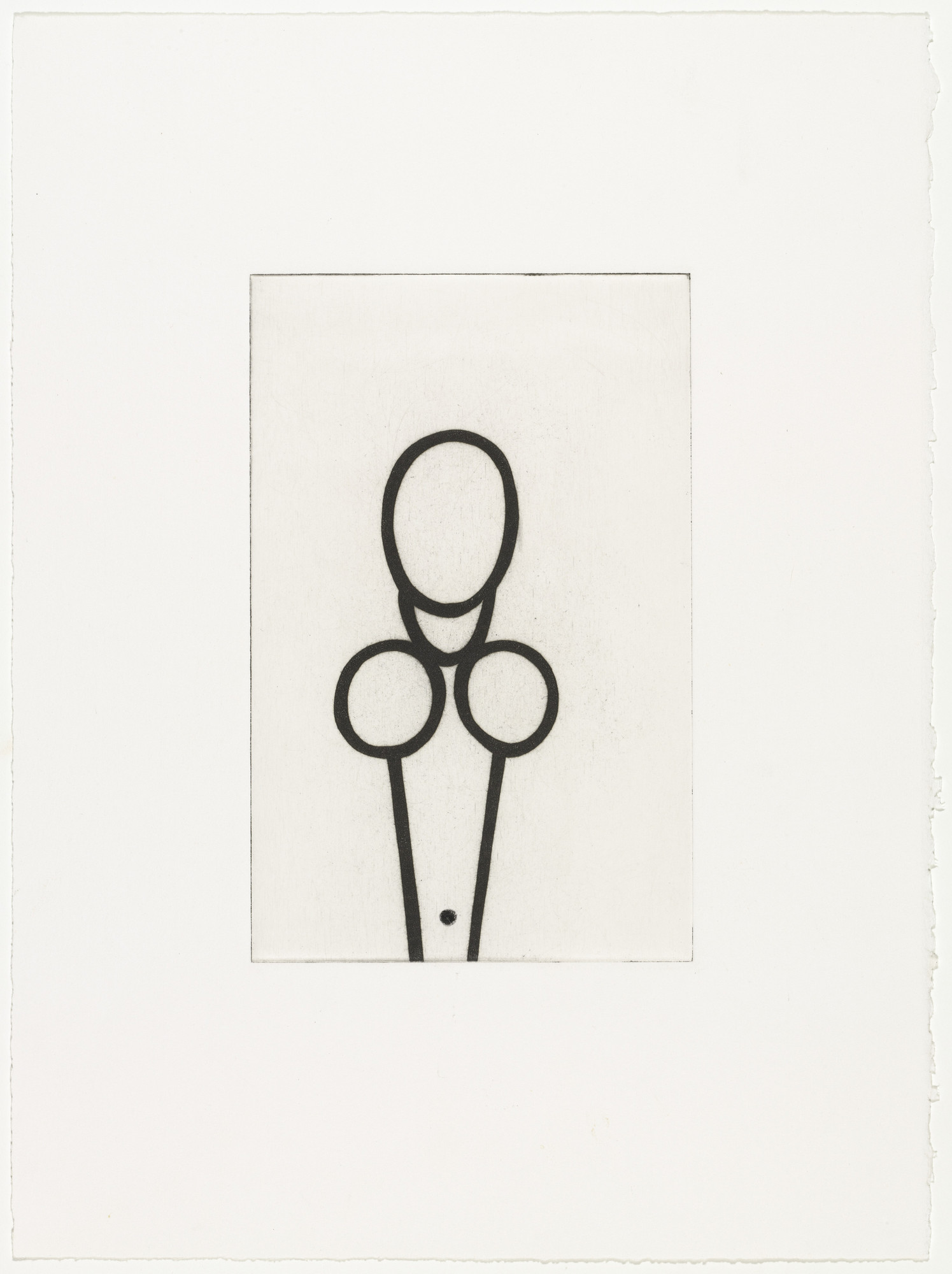 Louise Bourgeois. Portrait, version 1 of 2, only state, variant