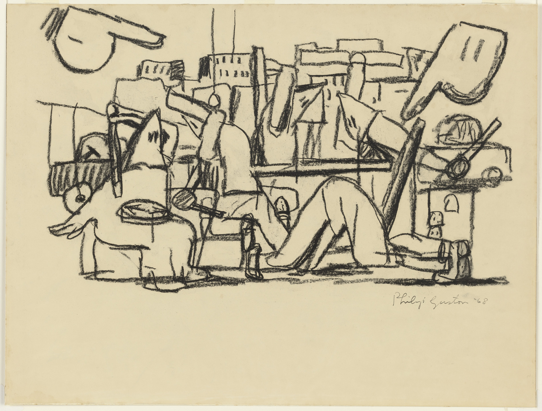 Philip Guston. Untitled. 1968
